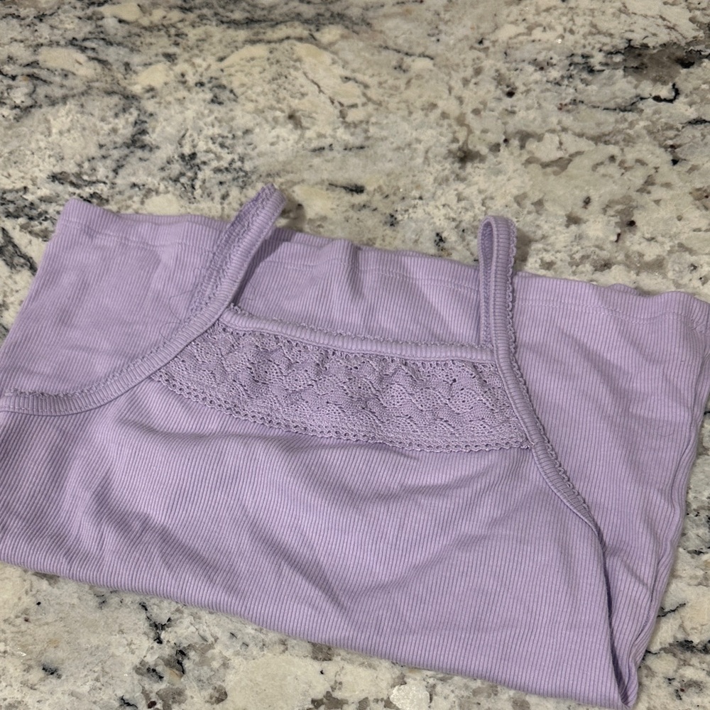 Wonder Nation Light Purple Kids Tank Top